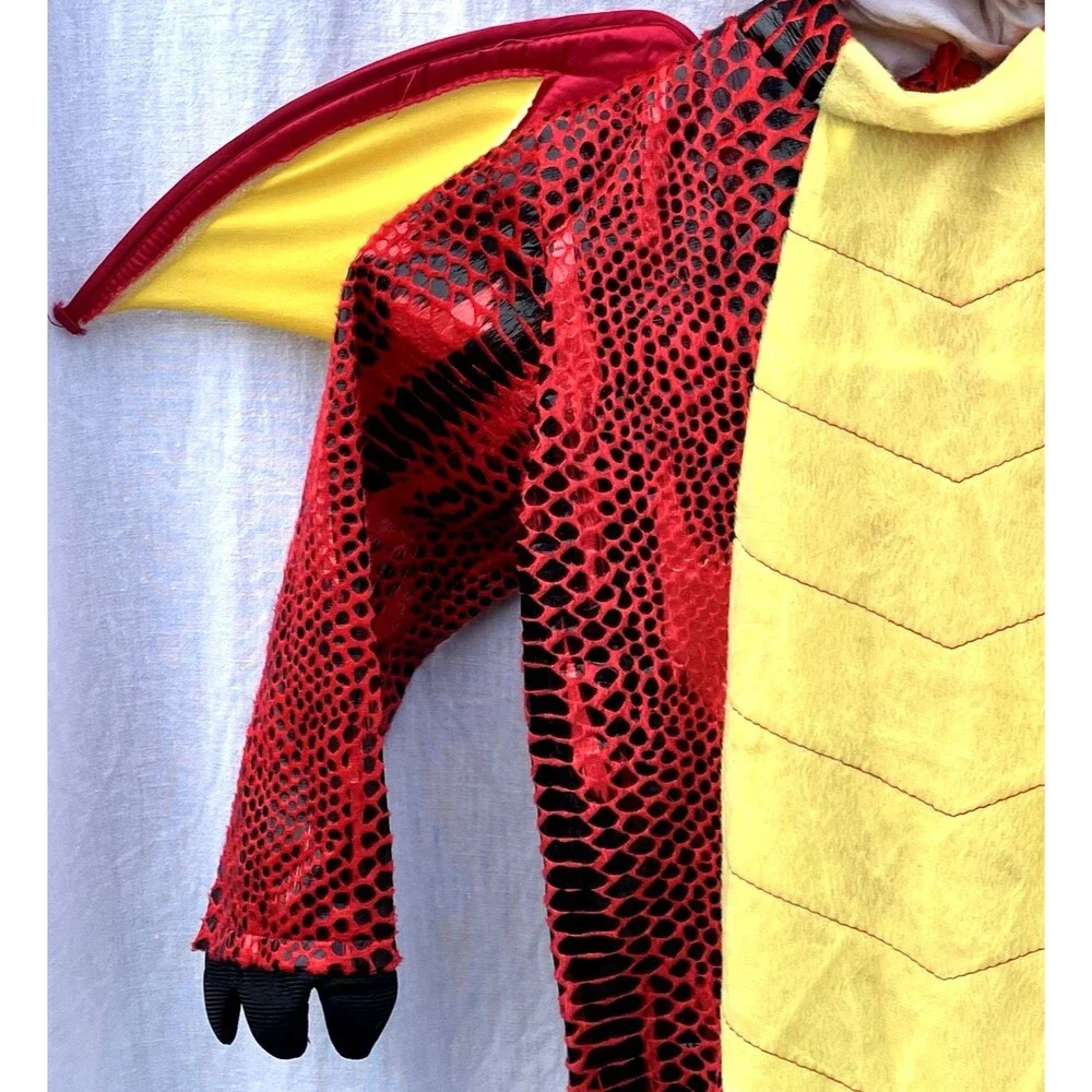 Dragon Costume 3T Spooktacular Creations Red Child 3-5 years Ren Faire Dress Up